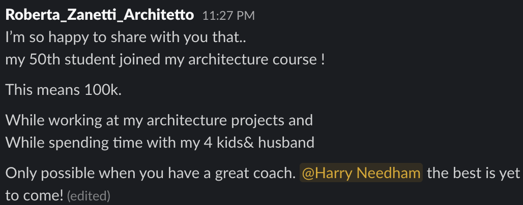 Student testimonial 23