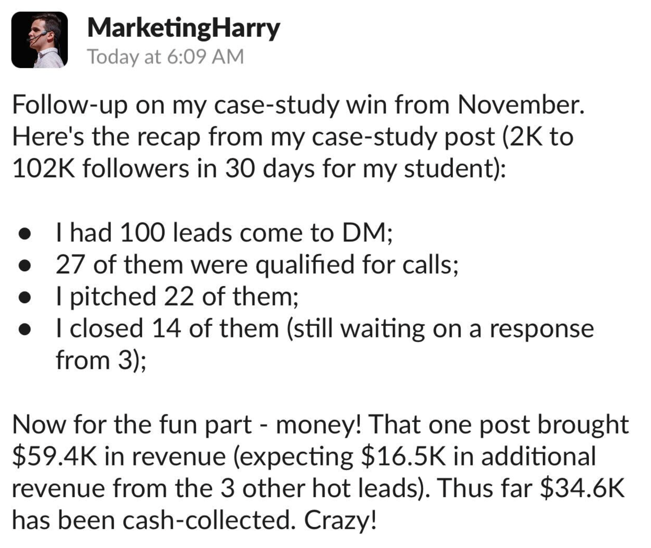 Student testimonial 27