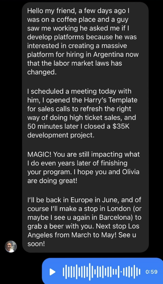 Student testimonial 35