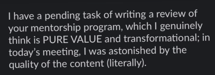 Student testimonial 40